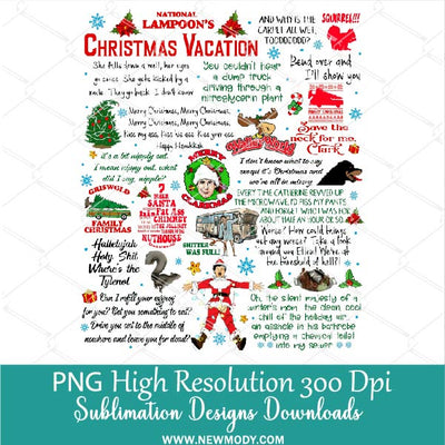 National Lampoon's Christmas Vacation PNG,  Xmas Quotes Sublimation Shirt design Download