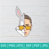 Bad Bunny face rapper scrapbooking SVG - Bad Bunny  SVG - El Conejo Malo SVG - Newmody
