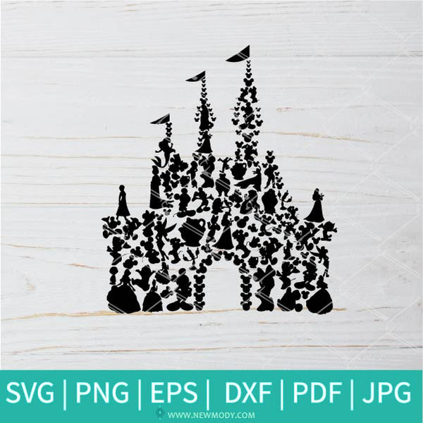 Disney Seamless Pattern Louis Vuitton SVG, PNG, DXF, EPS