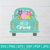 Spring Truck SVG -  Spring Truck with Tulips Svg - Spring SVG - Flowers SVG - Newmody