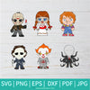Babies Horror Characters SVG - Horror Movie SVG - Halloween SVG - Horror SVG - Newmody
