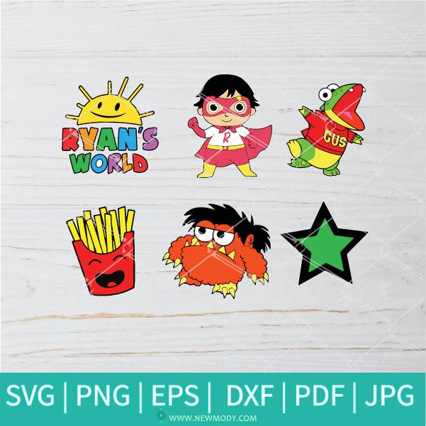 Ryan's World Bundle SVG - Ryan SVG -  You Tube Kids SVG - Toy Review svg - Newmody