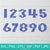 Nerf Birthday SVG Bundle | Bundle Nerf Birthday Number 0-9 Svg