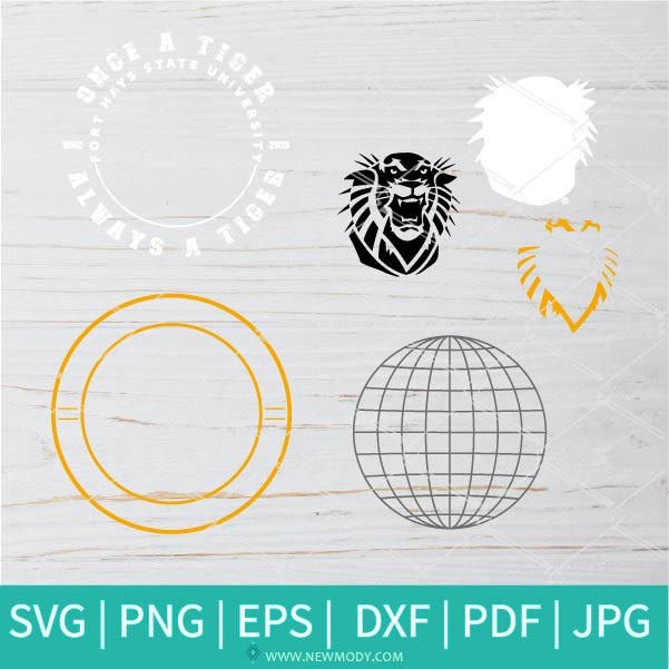 Once A Tiger Always A Tiger Svg -  FHSU Logo Layered SVG