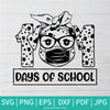 101 Days of School SVG - Dalmatian Dog With Mask svg - Newmody