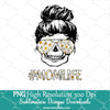Mom Life Skull Daisy Sunglasses Sublimation PNG - Newmody