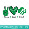 Peace Love Scouts SVG - Girl Scouts SVG - Newmody