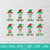 Elf Family Bundle SVG - Elf Family SVG -  Christmas Elf SVG - Elf SVG
