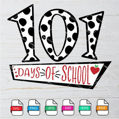 101 Days of School SVG Newmody
