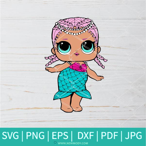 Merbaby SVG - Lol Surprise Dolls SVG - Lol Doll SVG