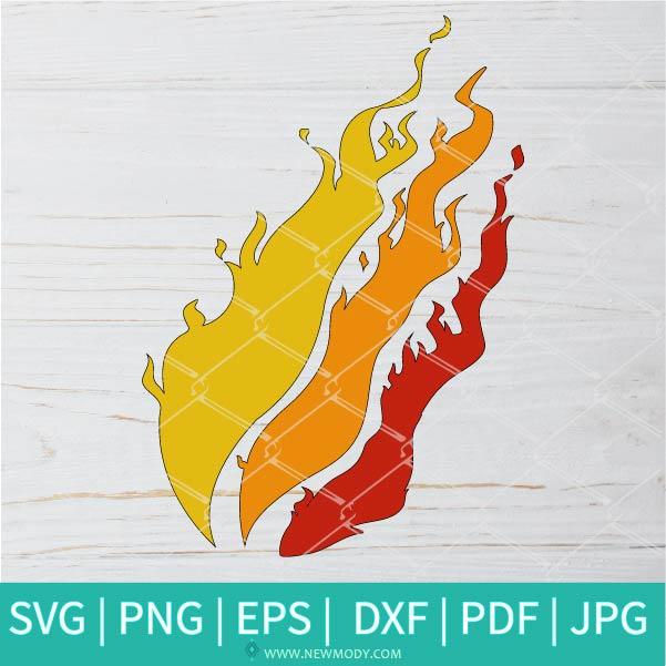 Fire Flame SVG - Gaming Svg - Fire Flame Png- Custom Svg - Newmody