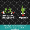 I love matching Christmas shirt but I don't PNG, Funny Matching Christmas Couple Png Sublimation &amp; DTF T-Shirt Design Digital Download
