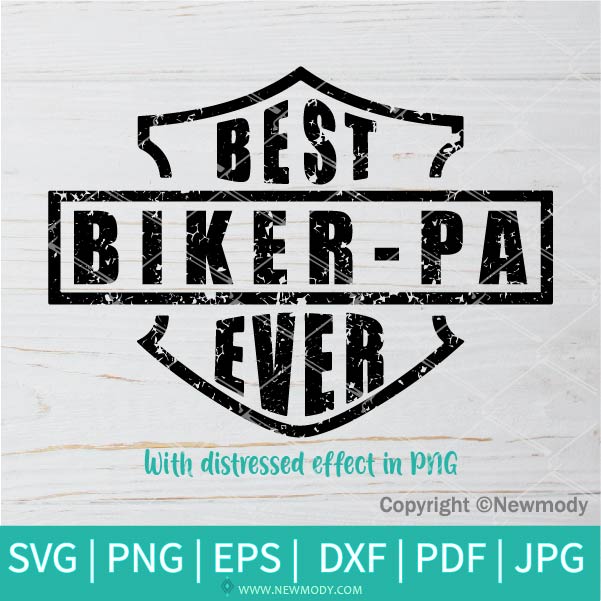 Best Biker Pa Ever SVG and PNG - Best Biker Dad Ever SVG