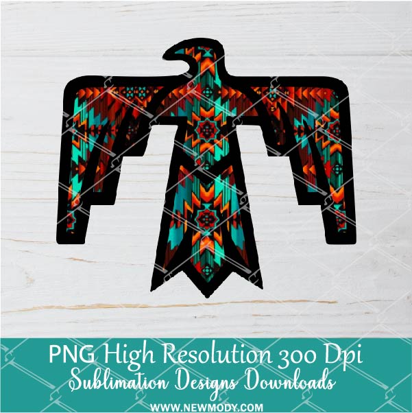 Western Thunderbird PNG For Sublimation, Western PNG