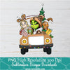 Christmas Grinch Truck PNG ,Grinchmas Sublimation &amp; DTF T-Shirt Design Digital Download