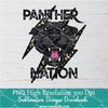 Panther Nation leopard print d PNG For Sublimation