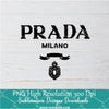 Prada millano knitted PNG For Sublimation, Prada PNG, Milano PNG