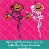 Skeleton Holding Pumpkin PNG, Spooky and Scary Halloween Sublimation Png Digital Download