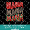 Mama Claus Sequin PNG, Faux embroidery Red Green, and leopard PNG, Glitter sparkle Christmas Sublimation and DTF Design, Custom Family Claus Digital download