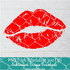 Lips print Png, Valentine Png For Sublimation & DTF T-Shirt Design Digital Download