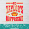 Go Taylor's Boyfriend Kelce 87 Png For Sublimation & DTF T-Shirt Design Digital Download