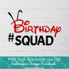 Pluto Birthday Squad PNG For Sublimation