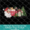 Tis The Season Retro Christmas Png For Sublimation & DTF T-Shirt Design Digital Download