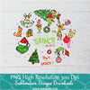 Grinch Story Vacation PNG For Sublimation, Grinch PNG, Christmas PNG