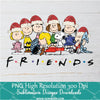 Christmas Snoopy Friends Png, Cutable Layerable Holiday Png For Sublimation & DTF T-Shirt Design Digital Download