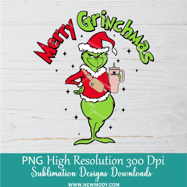 Merry Grinchmas Grinch PNG, Grinch Stanley Clipart
