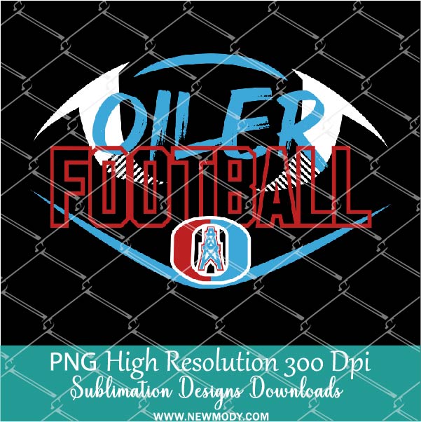 Oiler Football PNG For Sublimation, Football PNG
