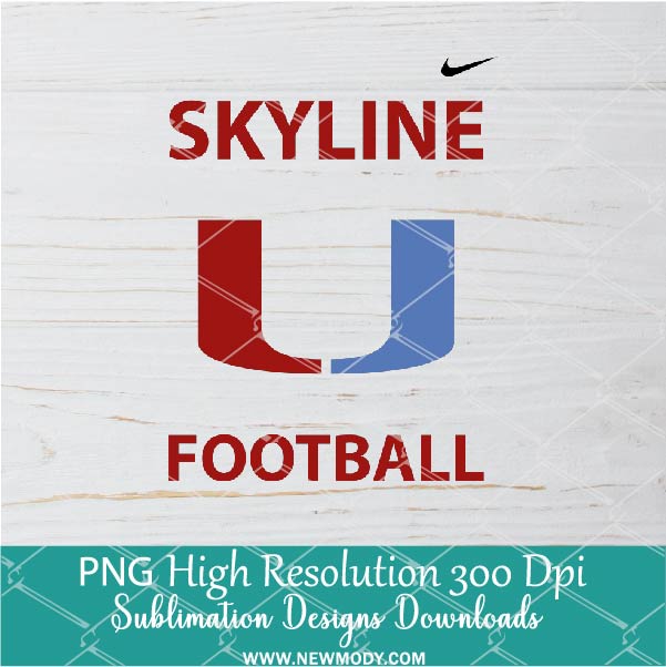 Skyline Football PNG For Sublimation, Football  PNG, Nike PNG