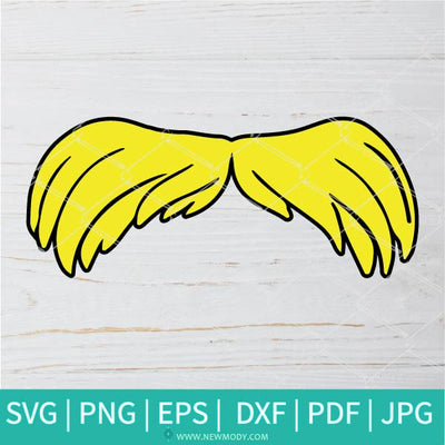 Lorax Mustache SVG and PNG