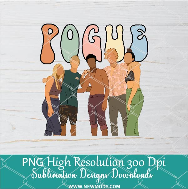 Pogue PNG For Sublimation, Outer Banks Friends PNG Clipart, John B PNG