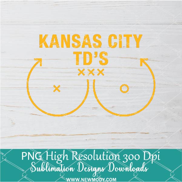 Kansas City TD's PNG For Sublimation, Kansas PNG