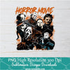 Horror Movie characters PNG For Sublimation, Horror PNG, Halloween PNG