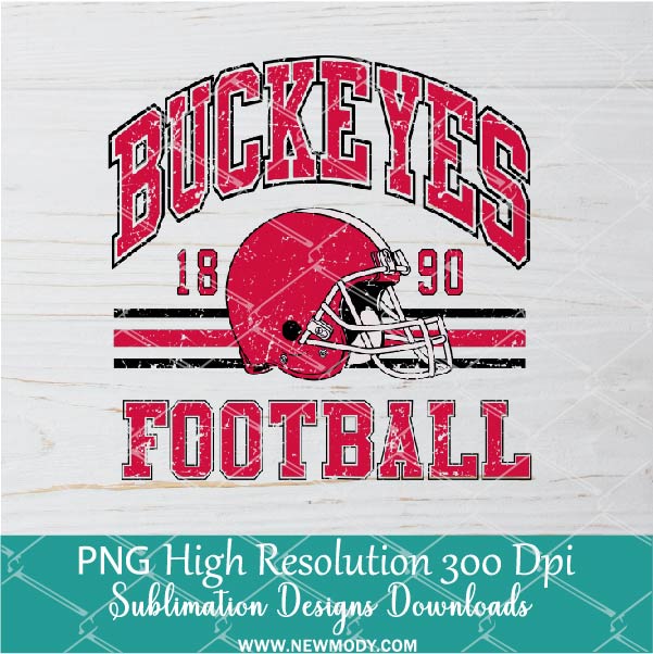 Buckeyes 1890 PNG For Sublimation, FootBall PNG