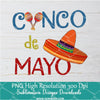 Cinco De Mayo PNG For Sublimation, Mexico PNG