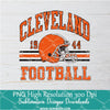 Cleveland 1944 PNG For Sublimation, FootBall PNG