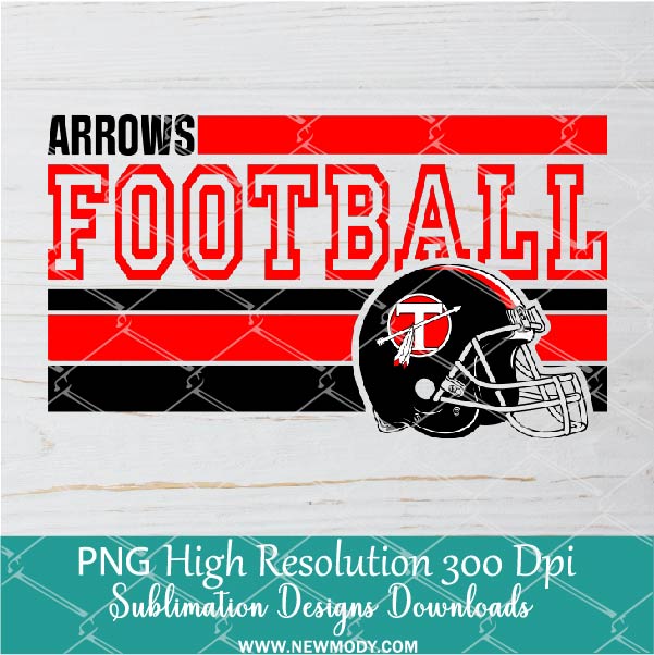 ARROWS Football PNG For Sublimation, Football PNG