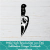 Scream knife PNG For Sublimation, Horror PNG, knife PNG, Halloween PNG
