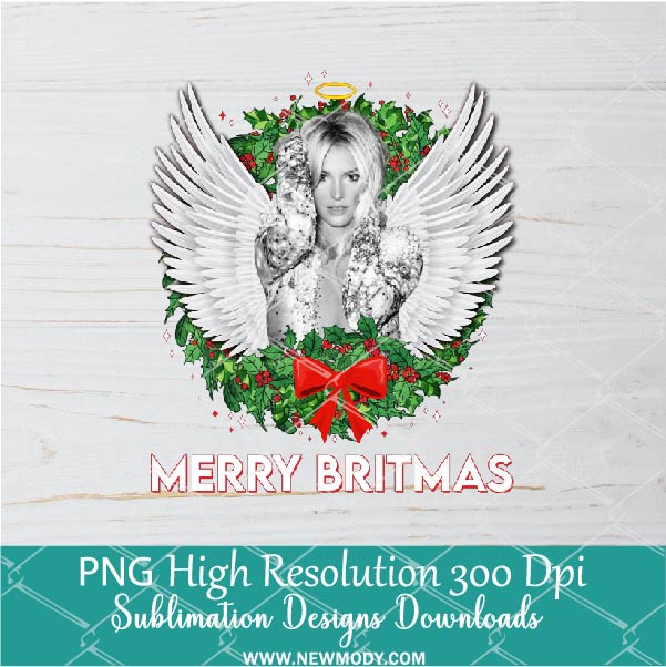Merry Britmas PNG For Sublimation, Christmas PNG
