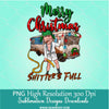 Merry Christmas Shitter's Full PNG,  Funny Xmas Vacation Sublimation Shirt design Download