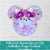 Minnie glitter flowers PNG For Sublimation, Minnie PNG, flowers  PNG