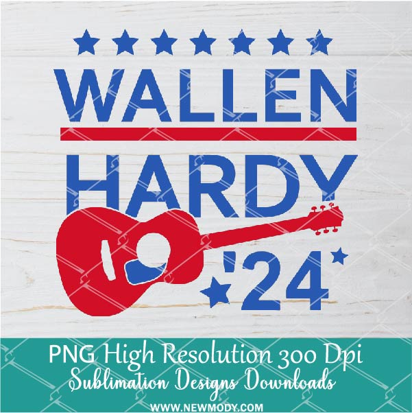 Wallen Hardy 24 Blue Red PNG For Sublimation, Wallen Hardy PNG