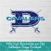 Dorman Cavaliers Logo PNG For Sublimation, Dorman Cavaliers PNG
