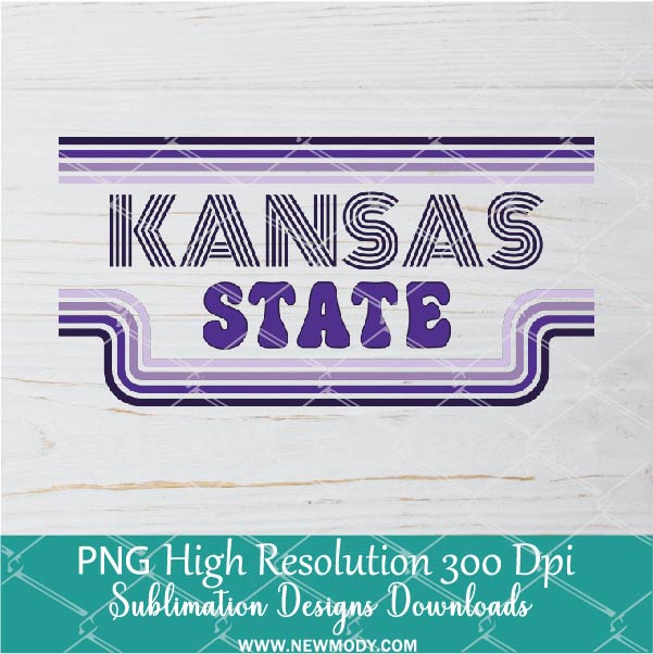 Kansas State PNG For Sublimation, Kansas  PNG