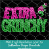 Extra Grinchy Sequin PNG, Christmas Faux Embroidery with Pin and Green Glitter Sublimation &amp; DTF Design Download