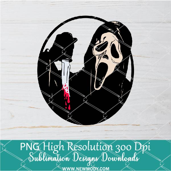 Ghost Scream PNG For Sublimation, Ghost PNG, Halloween PNG