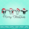 Mooey Christmas Cow SVG PNG, Cute and Funny Funny Xmas Cow Sublimation Shirt Design DTF print Download